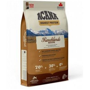 2 x 11,4 kg Acana Highest Protein Ranchlands hondenvoer