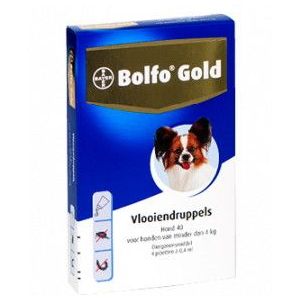 Bolfo Gold 40 hond vlooiendruppels