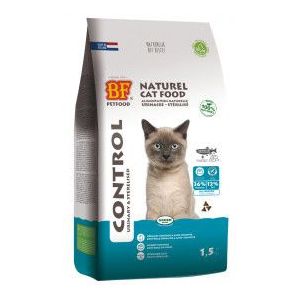 2 x 1,5 kg BF Petfood Control Urinary & Sterilised kattenvoer
