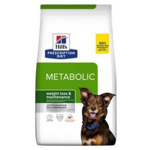 2 x 4 kg Hill's Prescription Diet Metabolic Weight Management hondenvoer met kip