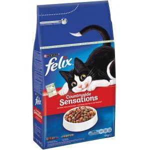 4 x 4 kg Felix Countryside Sensations kattenvoer