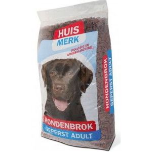 20 kg Huismerk Hondenbrok Geperst Adult