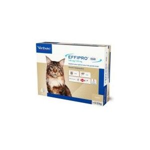 Virbac Effipro Duo Spot-on voor katten van 6 tot 12 kg