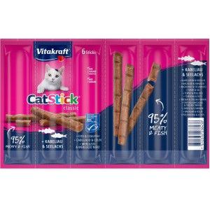 Vitakraft Catstick Classic met kabeljauw & koolvis kattensnoep