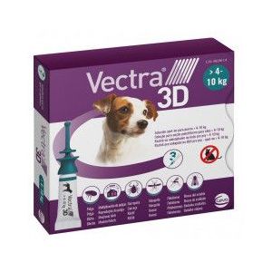 Vectra 3D S Spot-on hond 4 - 10 kg (3 pipetten)