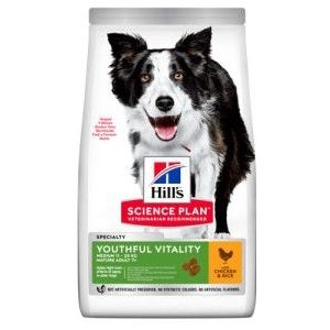 14 kg Hill's Mature Adult Senior Vitality Medium met kip hondenvoer