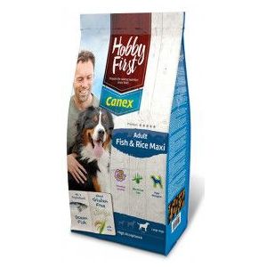 12 kg HobbyFirst Canex Adult Vis & Rijst Maxi hondenvoer