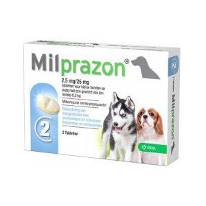 Milprazon Ontwormingsmiddel hond en puppy (0,5 - 5 kg)