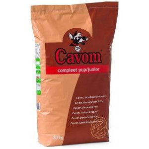 2 x 20 kg Cavom Compleet Pup/Junior hondenvoer