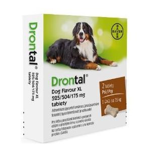 Drontal Large Dog / XL 525/504/175 mg ontwormingsmiddel