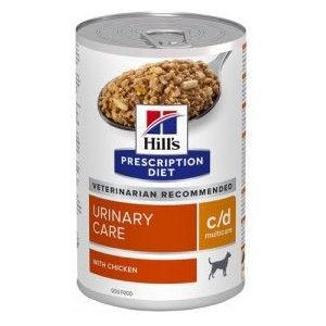 Hill's Prescription Diet C/D Multicare Urinary Care nat hondenvoer met kip blik