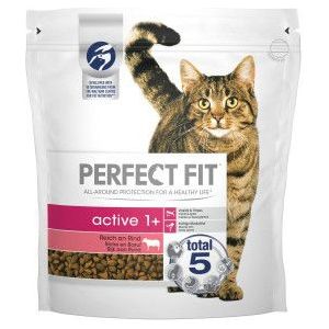 2 x 1,4 kg Perfect Fit Active 1+ met rund kattenvoer