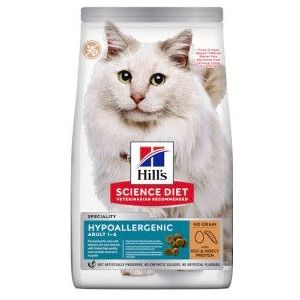 7 kg Hill's Adult Hypoallergenic met ei en insectproteine kattenvoer