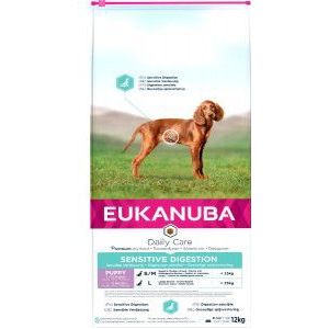 2 x 12 kg Eukanuba Daily Care Puppy Sensitive Digestion hondenvoer