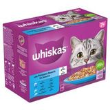 Whiskas 7+ Vis Selectie in gelei multipack (85 g)
