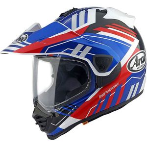 Arai Tour-X5 Trail, enduro helm, Wit/Zwart/Rood/Blauw, XS