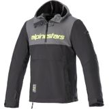 Alpinestars Sherpa Hoodie, textieljas, Grijs/Zwart/Neon-Geel, M