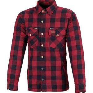 Büse M11 Karo, Shirt, rood, XL