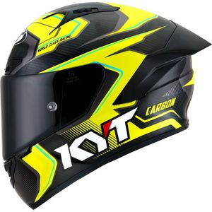 KYT NZ-Race Competition Carbon, integraalhelm, geel/zwart, XL