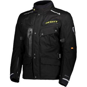 Scott Voyager Dryo, textieljas waterdicht, Zwart,  Buikomtrek XXL