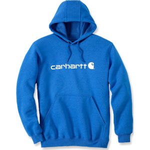 Carhartt Signature Logo, capuchon, Blauw (Marine), S