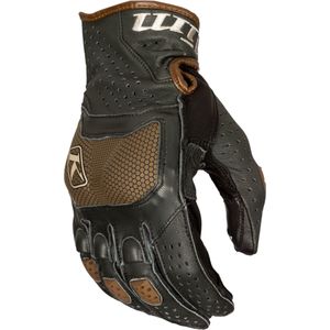 Klim Badlands Aero Pro, handschoenen kort, Donkergrijs/Bruin, XL