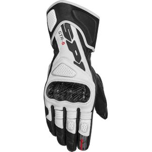 Spidi STR-6, handschoenen, Zwart/Wit, 3XL
