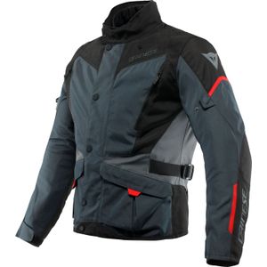 Dainese Tempest 3 D-Dry, textieljas waterdicht, grijs/zwart/rood, 54