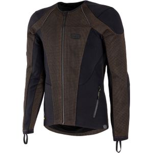 Knox Urbane Pro MK3, protector jas, zwart/bruin, S