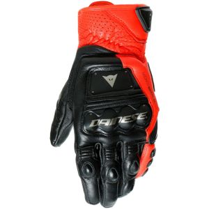 Dainese 4 Stroke 2, Handschoenen, zwart/neon rood, 3XL