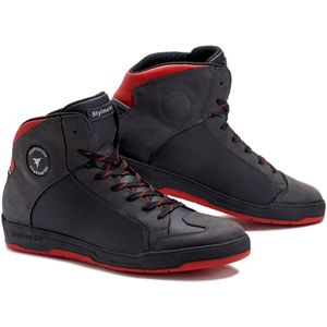 Stylmartin Double WP, schoenen waterdicht unisex, zwart/rood, 37 EU