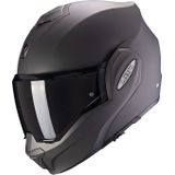 Scorpion EXO-Tech Evo Solid, modulaire helm, Mat-Donkergrijs, M