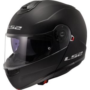 LS2 FF908 Strobe II Solid, opklapbare helm, Mat-Zwart, M