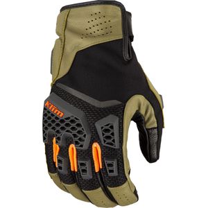 Klim Baja S4, handschoenen, donkergroen/zwart/oranje, XL