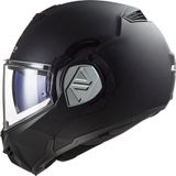 LS2 FF906 Advant Solid, modulaire helm, Mat-Zwart, L
