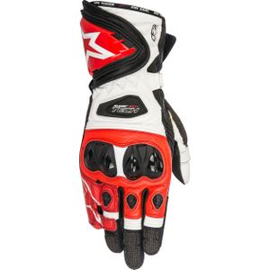 Alpinestars Supertech, Handschoenen, zwart/witte/rood, 3XL