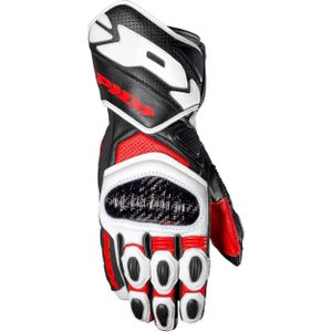 Spidi Carbo 7, Handschoenen, zwart/witte/rood, 3XL