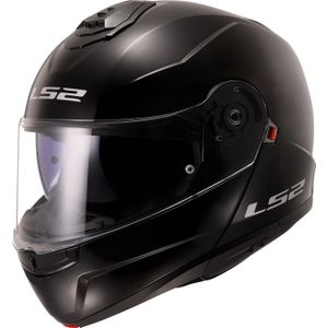 LS2 FF908 Strobe II Solid, opklapbare helm, zwart, L