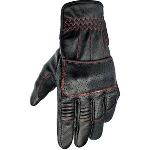 Biltwell Borrego, Handschoenen, zwart/rood, XS