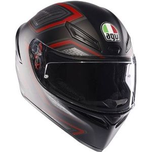 AGV K1 S Sling, integraalhelm, Mat Zwart/Rood, L