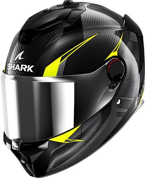 Shark Spartan GT Pro Carbon Kultram, integraalhelm, Zwart/Neon-Geel, S