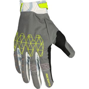 Scott X-Plore D3O, handschoenen, lichtgrijs/geel/zwart, S