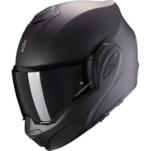 Scorpion EXO-Tech Evo Solid, modulaire helm, Mat-Zwart, L