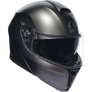 AGV Streetmodular Mono, opklapbare helm, Mat-Donkergrijs, XXL
