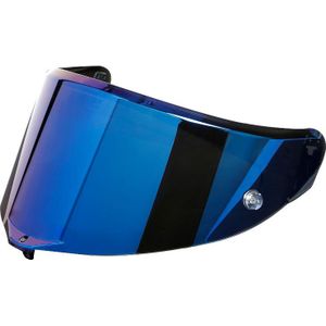 AGV Race 3, vizier gespiegeld, blauw gespiegeld