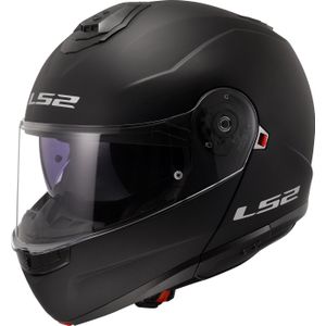 LS2 FF908 Strobe II Solid, opklapbare helm, Mat-Zwart, XL