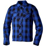 RST X Lumberjack, jasje/shirt van textiel, blauw/zwart, XS