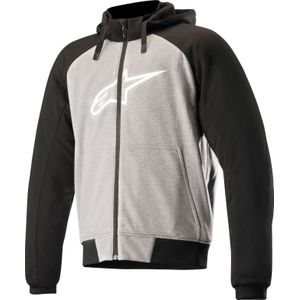 Alpinestars Chrome Sport, zip hoodie, grijs/zwart, XL