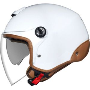 Nexx Y.10 Sunny, jethelm, Wit/Bruin, XS