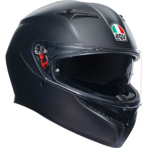 AGV K3, integraalhelm, Mat-Zwart, S